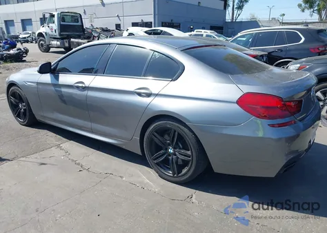 2016 BMW 650I Gran Coupe from USA, damaged, VIN WBA6D4C59GD977196